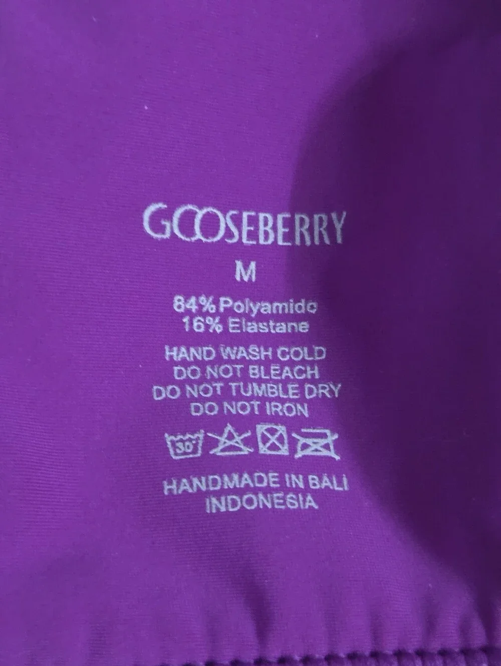 Gooseberry Swim Purple Two-Piece Bikini Women's Size Small - Picture 9 of 11